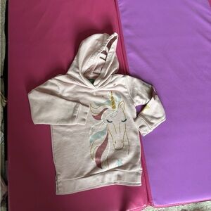 Garanimals Light Pink Unicorn Hooded Sweatshirt